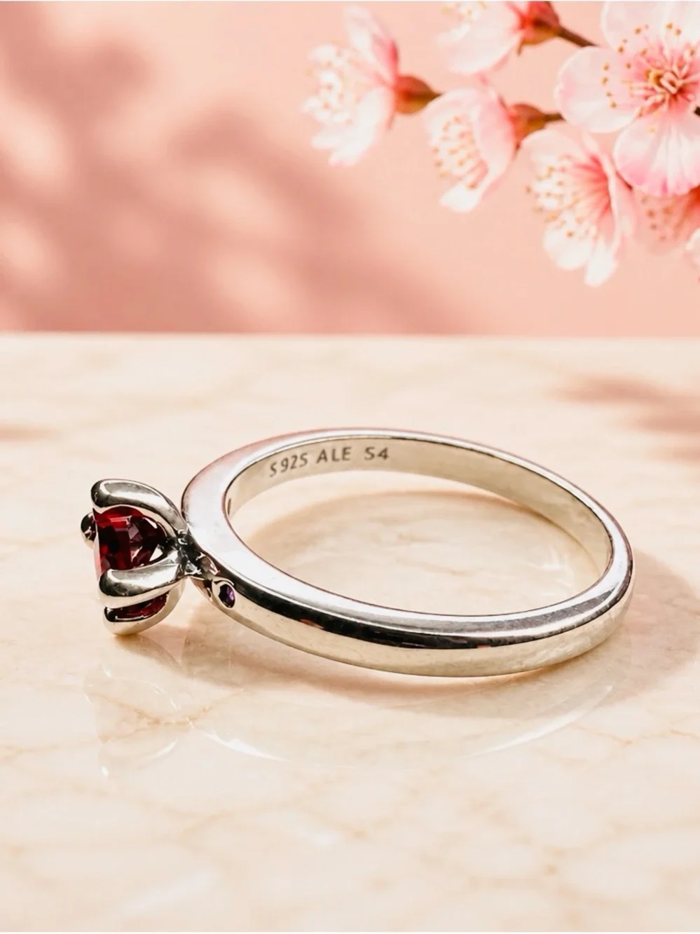 Pandora polished silver